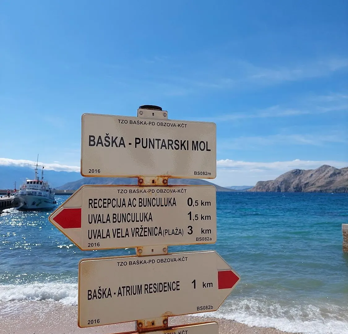 300 Meter Zum Strand Mit Wlan, Klima Baška 0*,  Chorvatsko